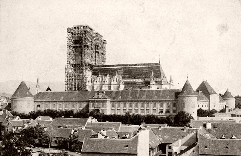 Katedrala u gradnji 1894. godine (Foto Ivan Standl)